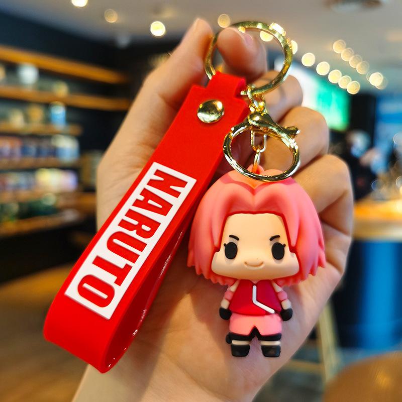 Jujutsu Kaisen Anime Action Figure Cute Keychain Gojo Satoru Kawaii Doll Cosplay Keyrings for Bag Key Holder Accessories