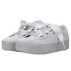 Puma Vikky Piattaforma Nastro Raso Retro Casual Basse Sneakers Donna sneakers Grigio Bianco 366418-02