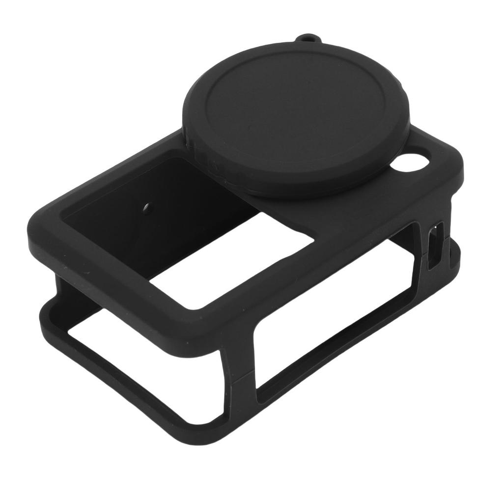 Silicone Protective Case Fit For ACTION 6 Sports Camera Drop Protective Sleeve Soft Skin Case Cover Lens with Lanyard