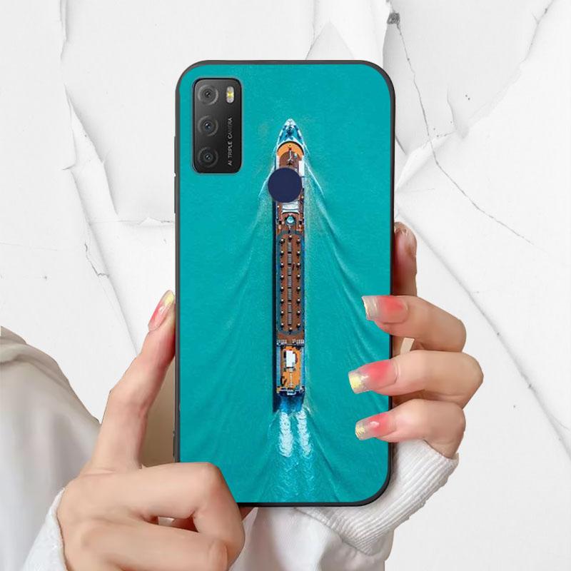 For Alcatel 1S 2021 Case 6025H 6025D Fashion Silicone Soft TPU Phone Cover For Alcatel 1 S 2021 1S(2021) Case Funda Coque Bumper