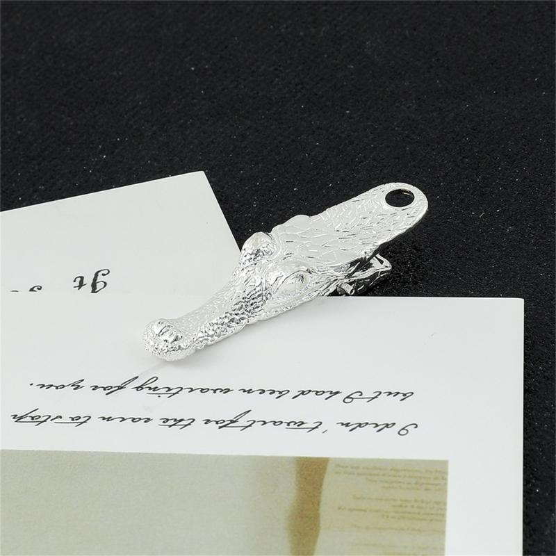 Elegant Alligator Clip Bookmarks Office Tool For Notebooks Documents Present  Metal Book Marks Book Clip
