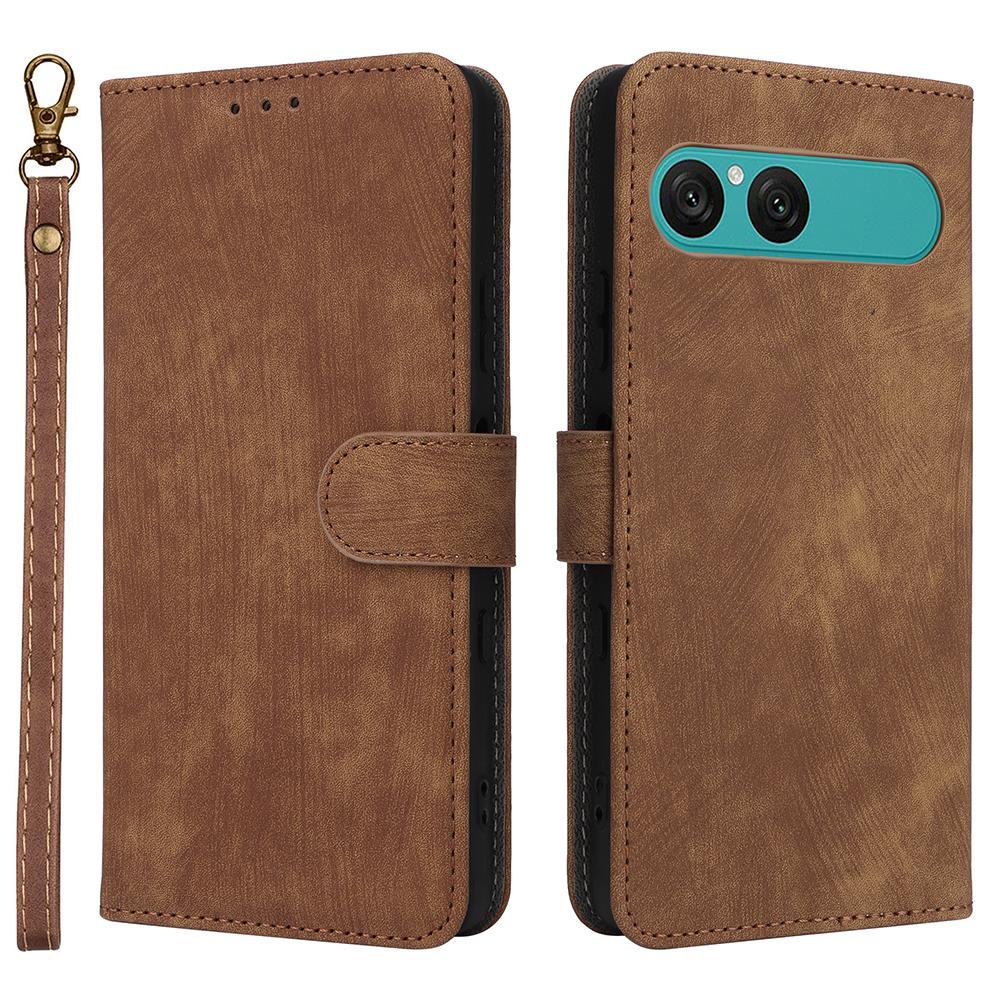 For Sony Xperia 10 VII Case Wallet RFID Blocking PU Leather Phone Cover Stand with Strap