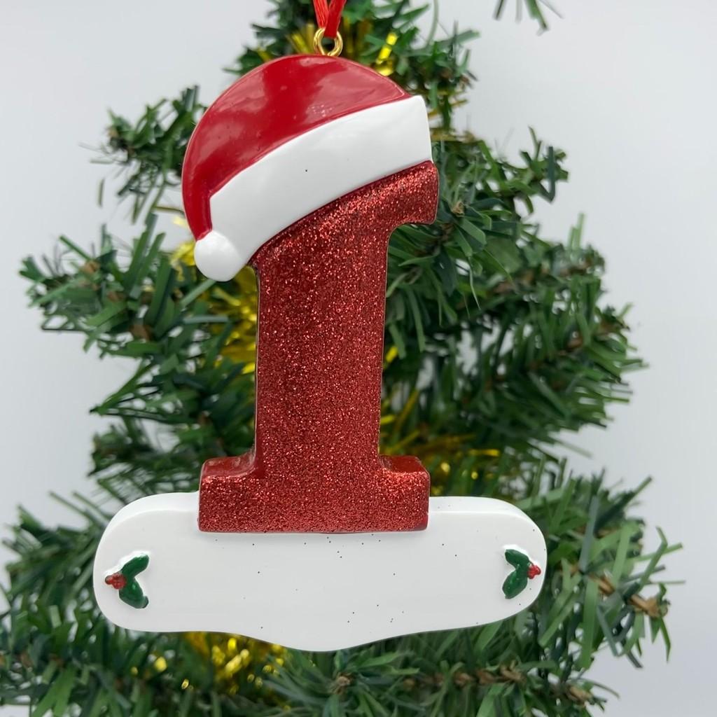 Chic 26 Letter Resin Alphabet Ornaments For Christmas Tree Unique Holiday Decor