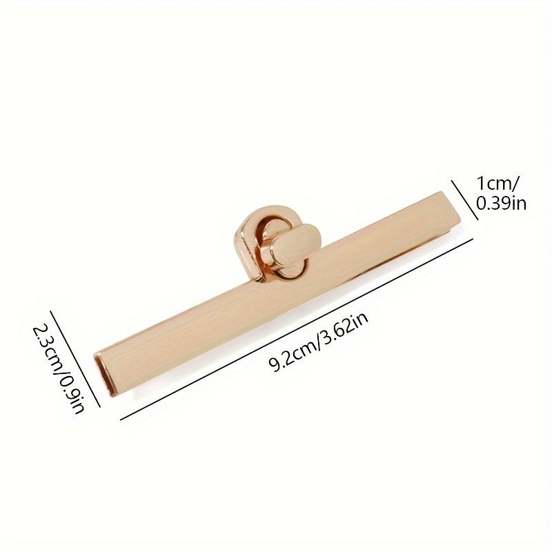 1Pcs Vintage Bag Metal Clasp Turn Locks Twist Button For DIY Handbag Leather Craft Bag Purse Hardware Elegant Gold Bag Accessori