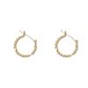 S925 Silver Needle Korean Style Metal Circle Earrings Minimalist Light Luxury Women Ear Jewelry