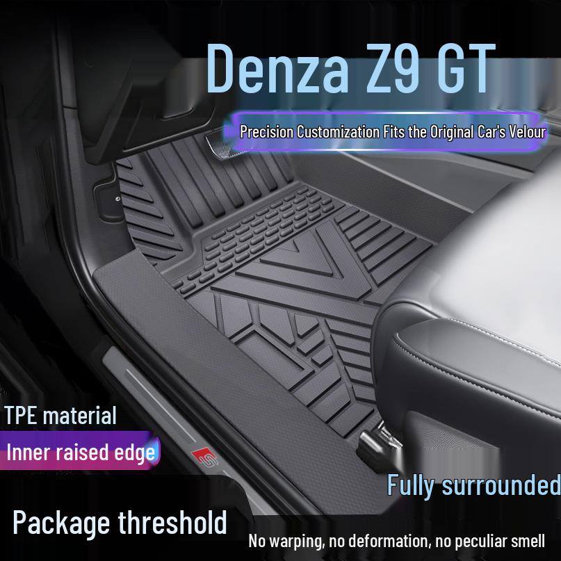Denza Z9GT TPE Full Coverage Waterproof Car Mats with Door Sill Protection Single-layer Upgrade: TPE Mats
