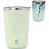 Rechargeable Self Stirring Mug - Magnetic Electric Auto Mixing Stainless Steel Cup for Coffee/Tea/ Milk, Electric Mixing Cup