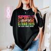 Custom Neon Spring Break 2025 T Shirt Beach Vacation Girls Trip Apparel Summer Matching Group Family Cruise