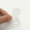 Double-Layer Silicone Heel Grips - Transparent Invisible Insoles for High Heels