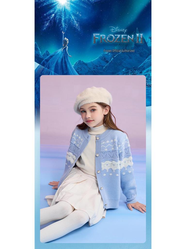Casaco Cardigan de Malha para Meninas Disney - Primavera 2026 Manga Longa