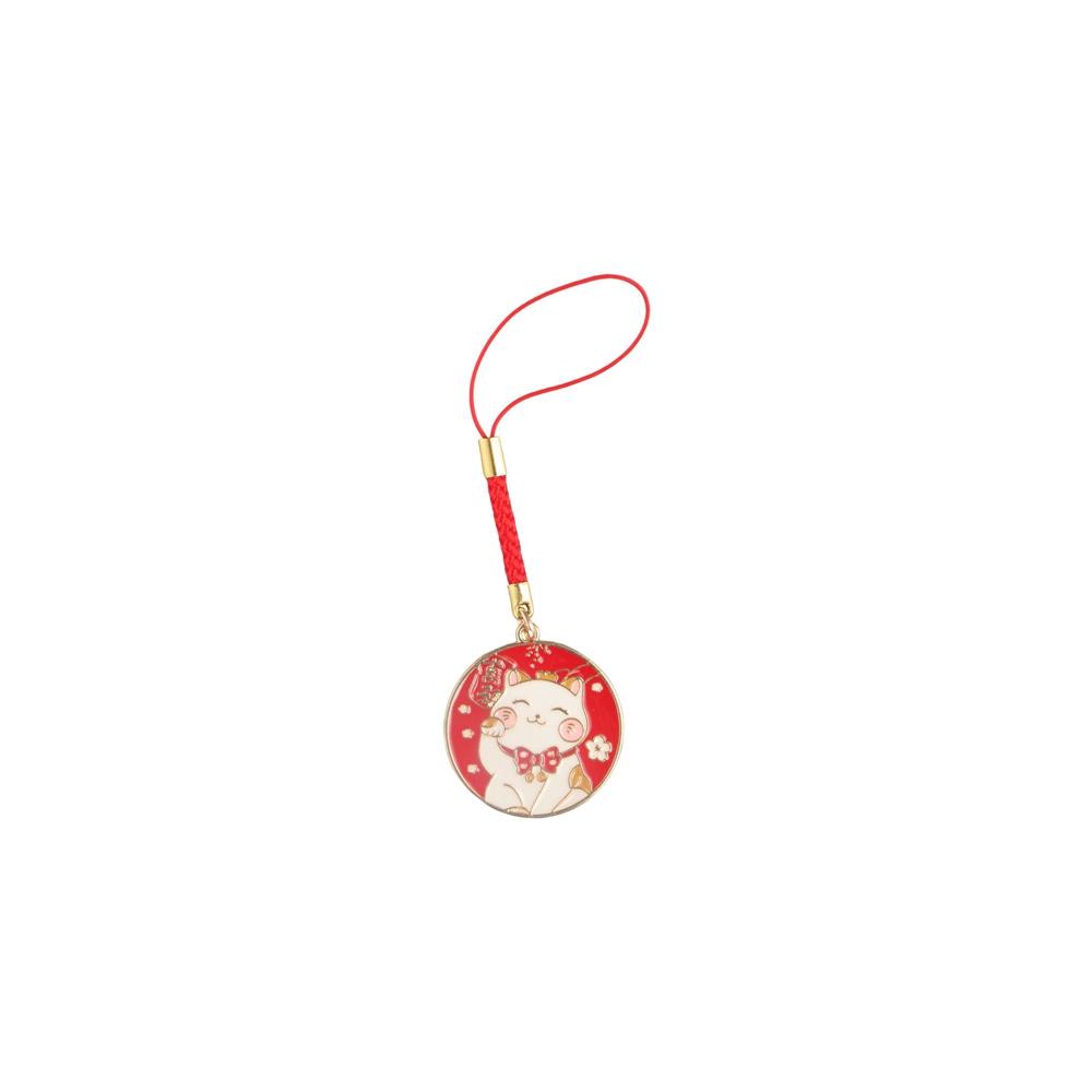 Cat Keyring Anti-drop Short Pendant Mobile Phone Straps Lucky Cat Phone Pendant Fortune Cat Keychain Mobile Phone Lanyard
