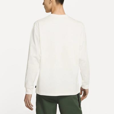 T Shirts Men's Sail White Crew Neck Moderate Straight Fit DD3875-133
