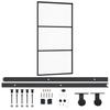 Vidaxl Sliding Door With Hardware, EsG Glass And Aluminium, 102X205 Cm