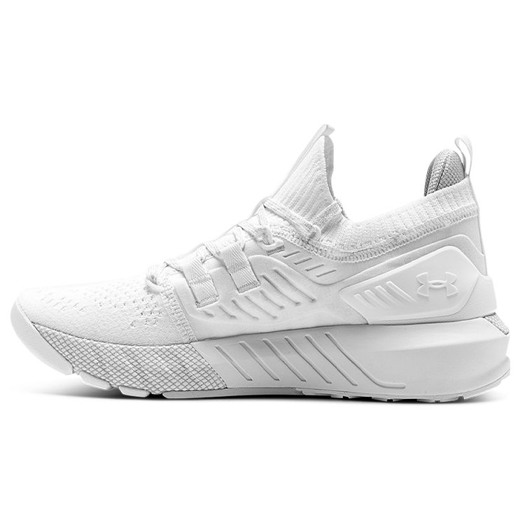 

Under Armour Project Rock 3 White Halo Серые женские кроссовки Halo-Gey 3023005-110 35.5