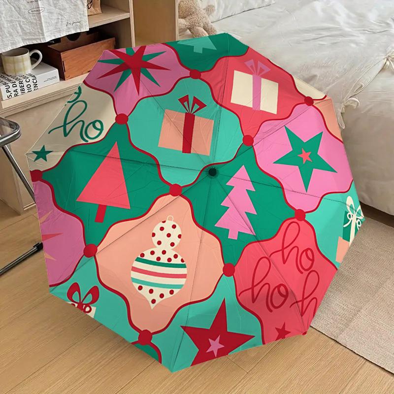 

1pc Gift Ornaments Automatic Folding Umbrella Durable Iron Frame, Iron Umbrella Structure Suitable for All Seasons yy260203143