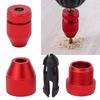 2PCS Aluminum Alloy Drill Depth Stop Nylon Locking Ring Adjustable Size Range Drill Bit Stop Collar Precise Depth Control