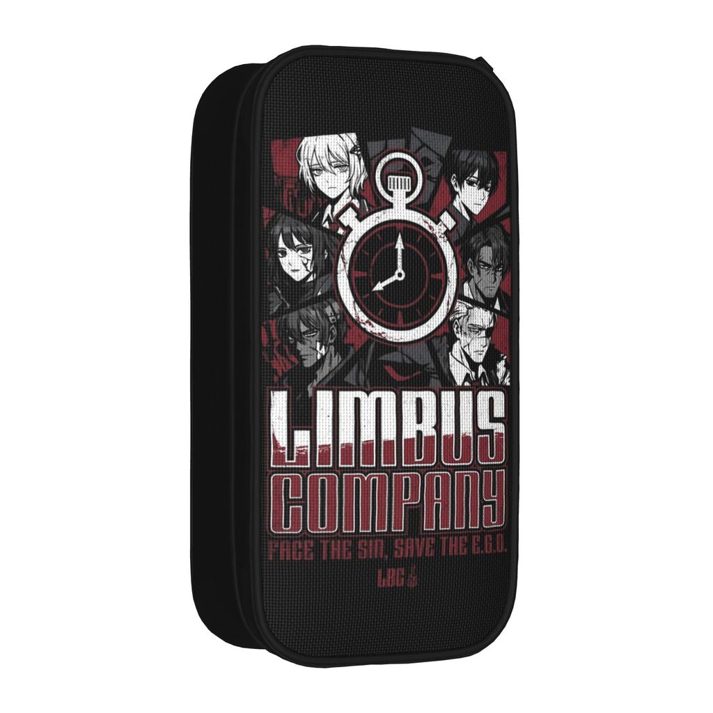 Large-capacity Pencil Case Limbus Company Games Merch Double Layer Pencil Box Women Makeup Bag Gift
