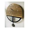 Silent Pendulum Wooden Wall Clock, Pendulum Clock, Wall Clock, Wooden Clock, Wooden Wall Clock