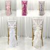 Chair cover, chair cover, chair sashes, chair bows with frills