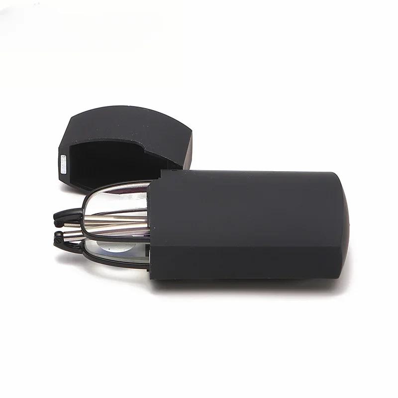 Titanium Alloy Reading Glasses Foldable Presbyopia Men Women Ultra Light With Case Anti Blue Light 1.0 1.5 2.0