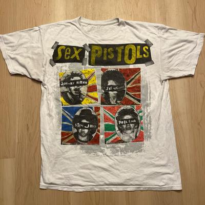 Camiseta Unisex de Banda Sex Pistols Vintage Concierto Tallas S a 5XL SN038 Camiseta Unisex