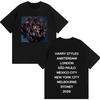 Harry Styles New Kiss All The Time Disco Occasionally Graphics Tops Unisex Yk Cotton Loose Short Sleeve Tshrit Streetwear
