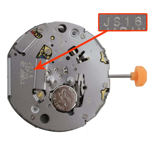 Replacement Movement for Date At 3' JS16 Quartz Watch