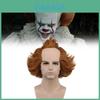 Het Pennywise Cosplay Pruik Met Hittebestendig Zijde Voor Halloween Kostuum En Thematische Feesten