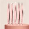 4Pcs Eyebrow Hair Removal Tweezers Set Rust-proof Stainless Steel Splinter Tool Ideal Gift for Women Beauty Lovers