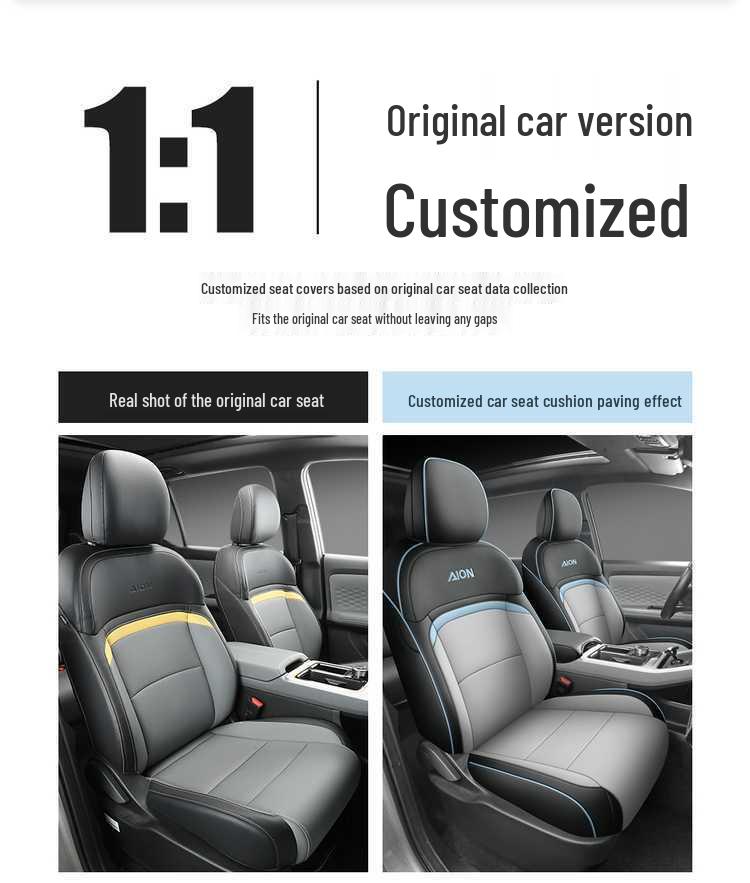 Car Seat Cushion for GAC AION Y Plus - All-Season Universal Full Coverage