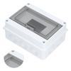 Transparent Cover Power Distribution Protection Box Plastic Distribution Box for Outdoor 8 Way Circu