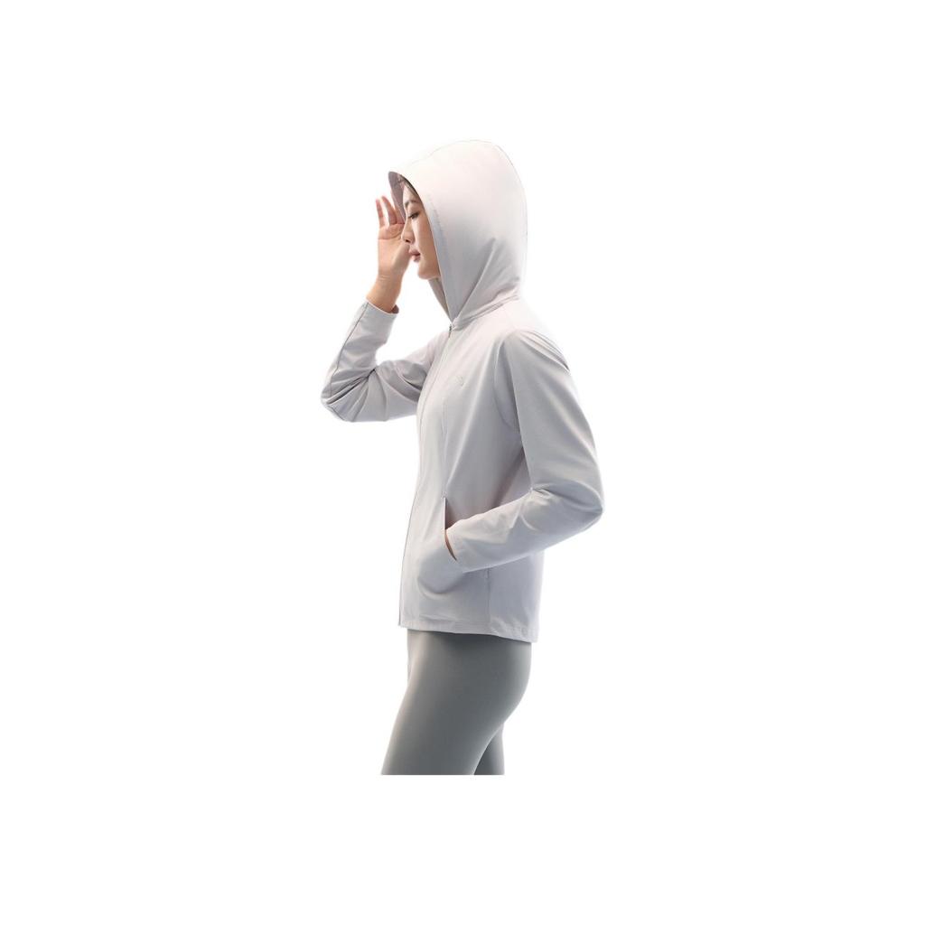 Anta Bequeme Lässige Einfache Reißverschluss Kapuzenjacke Einfarbige Jacke Damenjacken 962527709-4