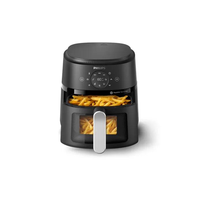 Philips NA211/00 Heißluftfritteuse 3,2L 1300W Schwarz/Silber schwarz
