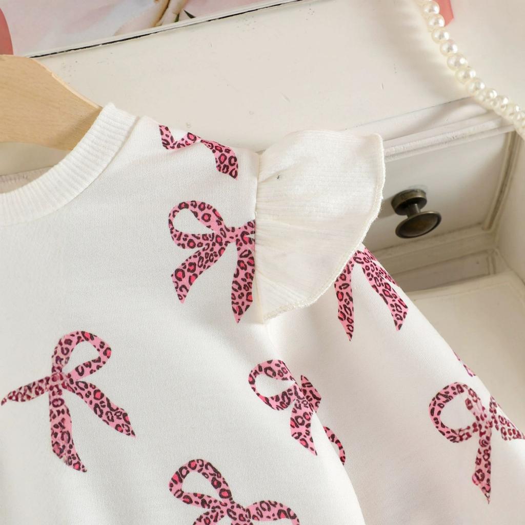 Kids Casual Long-Sleeve Set, Comfortable Daily Wear Outfits