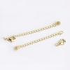 18K Gold-Plated Dolphin Shell Tail Extension Chain for DIY Bracelets/Necklaces with Lobster Clasp – High Color Retention, Fashionable Light Luxury