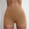 Plain Color High-Stretch Yoga Shorts - Soft, Three-Quarter Length Base Layer