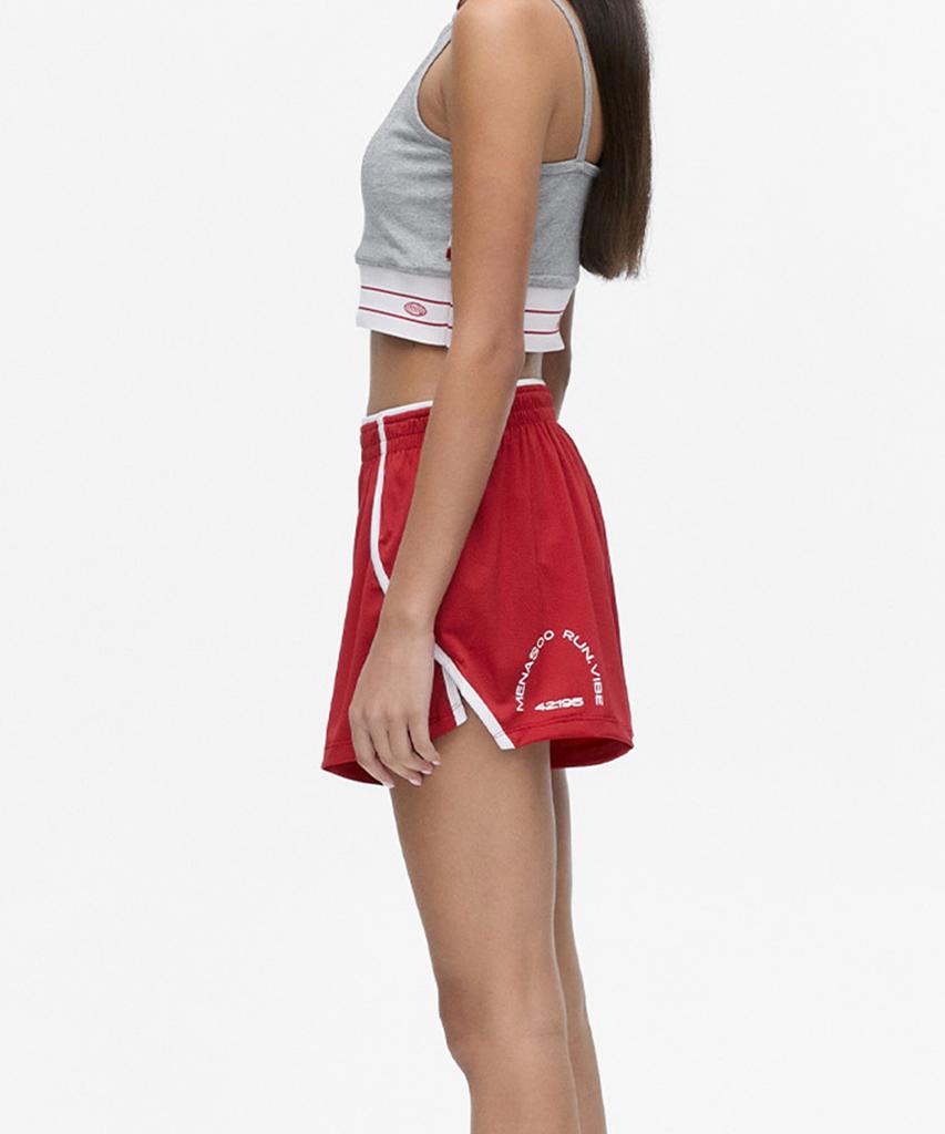 Minasu Mesh Runner Soft Shorts_Red