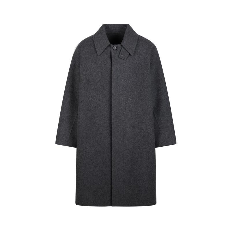 CROQUIS Men's 2024 Winter Wool Blend Lapel Coat
