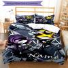 3pcs Custom Name Murder Drones Bedding Set Duvet Cover Closure Includes 1 Duvet Cover & 2 Pillowcases, Soft and Comfortable for All Seasons.