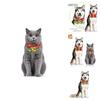 Elegant Pet Christmas Bowtie For Cats And Dogs In Colorful Polyester For Festive Fun