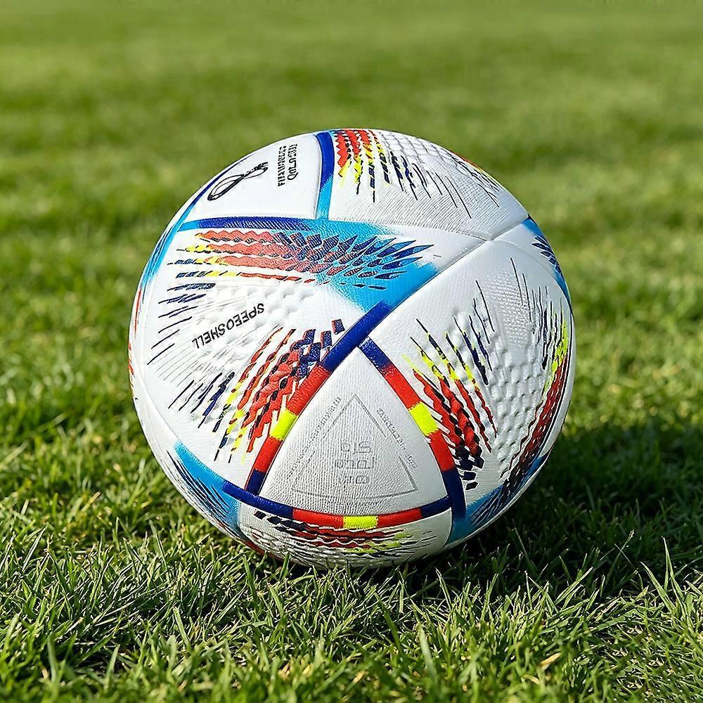 2022 Qatar Blue World Cup Soccer Ball for Training and As a Gift