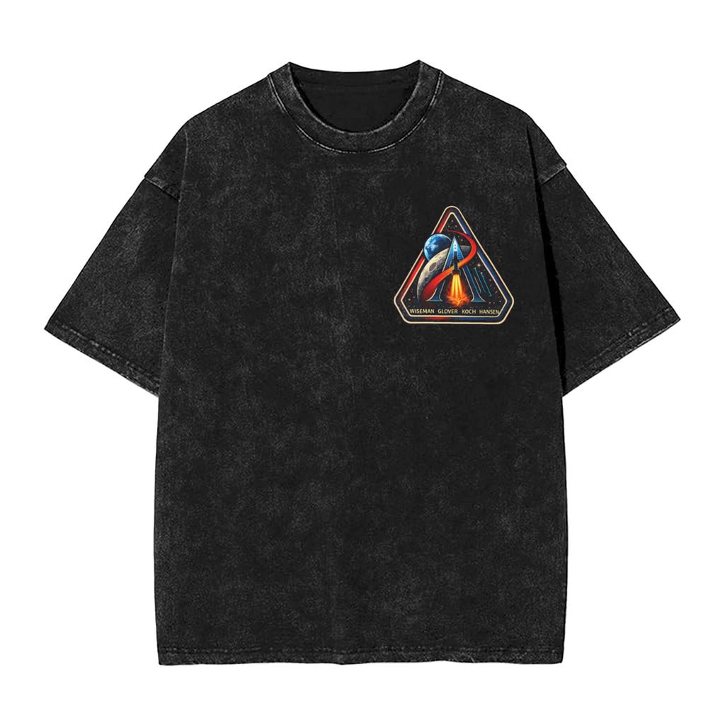 Vintage Tshirt Artemis Ii April 1 2026 Moon Mission Space Exploration Cotton Tshirts Fashion Tee Shirt Man Summer Y2k Tops
