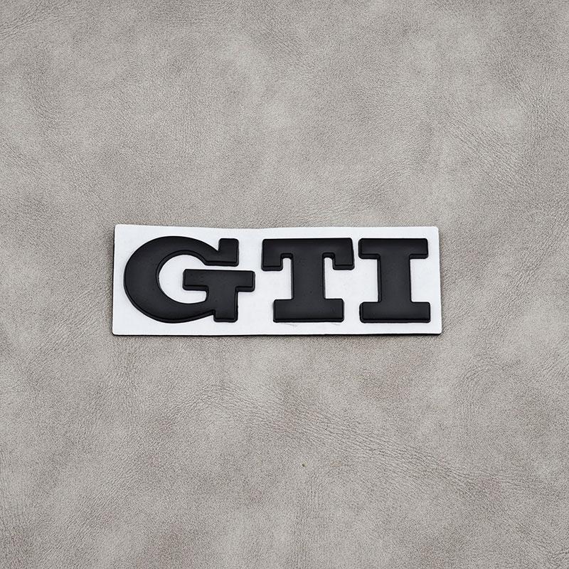 Nuevo emblema GTI de metal 3D para Volkswagen VW (modelo 2026) para maletero trasero. Compatible con Volkswagen VW Golf 4, 5, 6, 7, 8, Polo, Jetta, Tiguan y Pass.