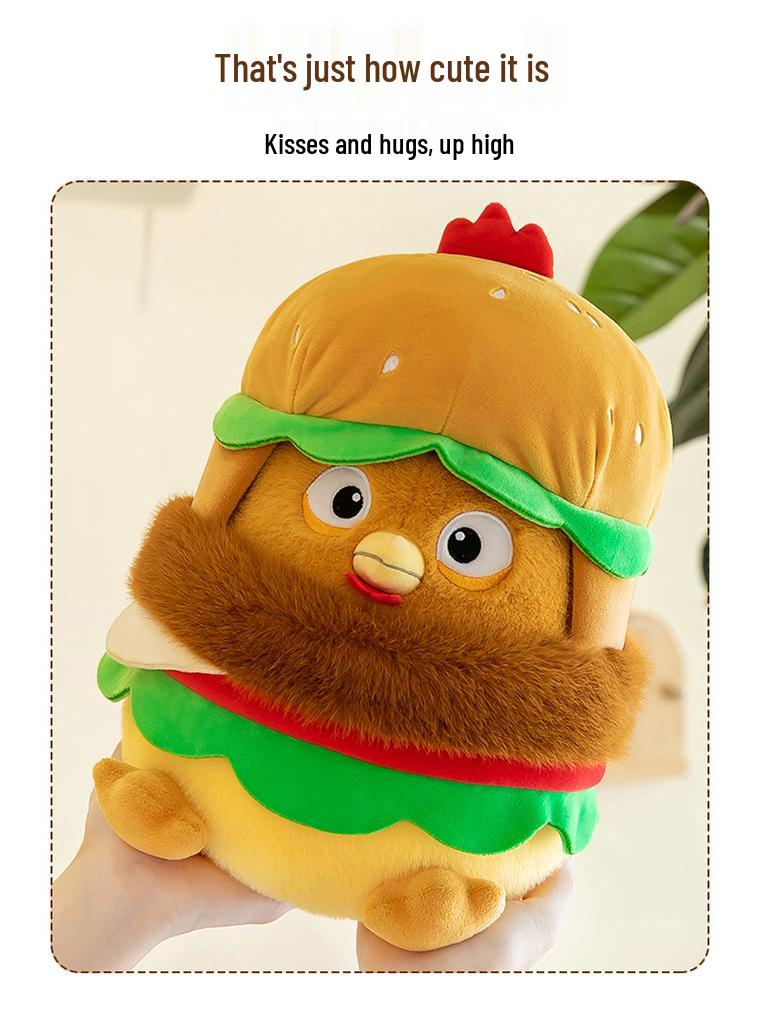 Creative Removable Chicken Plush Toy - Soothing Doll & Home Decoration for Kids