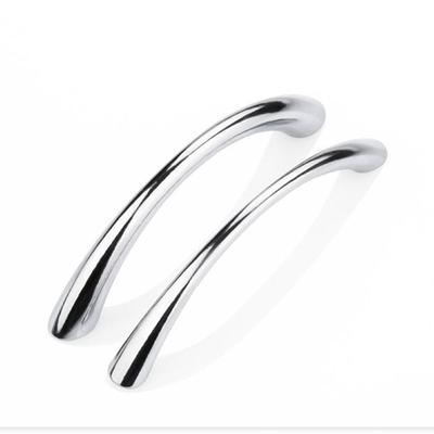 Black Golden Arched Curved Handles for Furniture Zinc Alloy Kitchen Cabinet Handle Modern Bedroom Drawer Wardrobe Cupboard Pulls