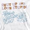 Ren & Stimpy Unisex Erwachsene Halt die Klappe und schau dumm! Sweatshirt