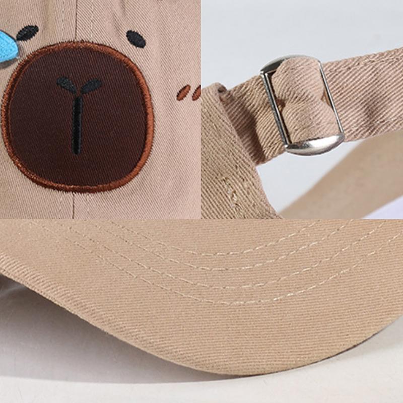 Capybara Embroidery Couple Baseball Cap Anti-Sun Dad Hats Trendy Breathable Golf Cap Unisex