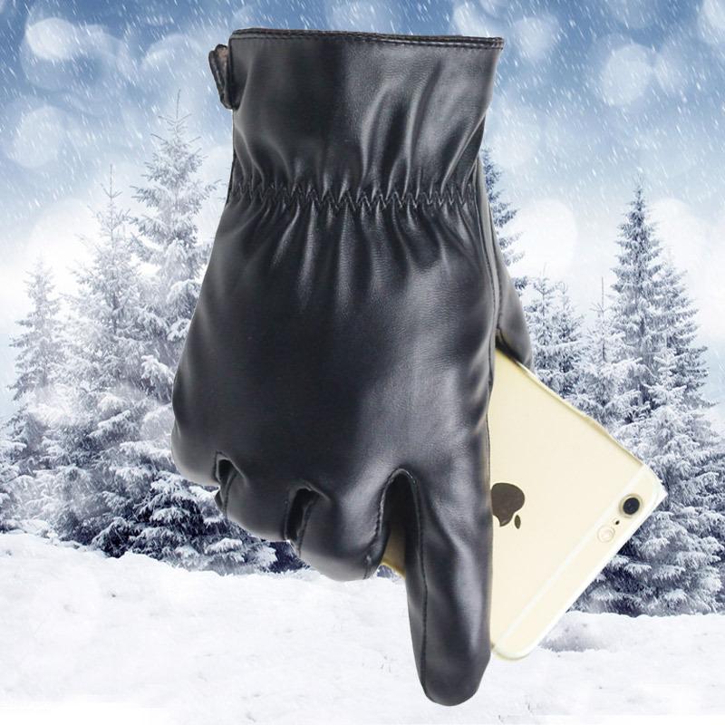 

Новые кожаные перчатки с сенсорным экраном average size