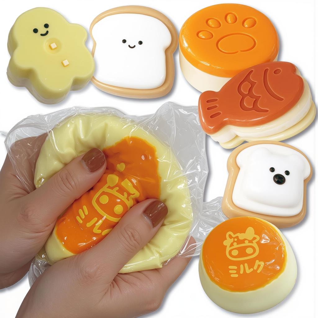 Squishy Squeeze Toys Set of 6 and gooey Cute and fun toy for A great Punyu - - Soft, squishy, texture. kids. gift! Punyu Sweet
