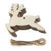 10pcs DIY Wooden Christmas Balls Decoration Round Craft Baubles Tags Hanging Ornament for Christmas New Year Pendant Decor